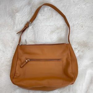 Giani Bernini tan leather shoulder hand bag new